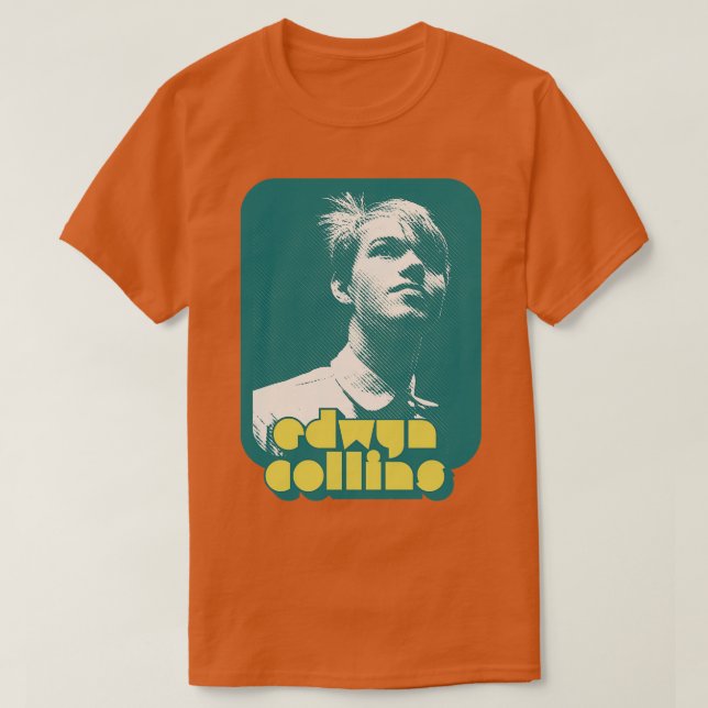 T-shirt Edwyn Collins 80s Retro Fan Design (Design devant)