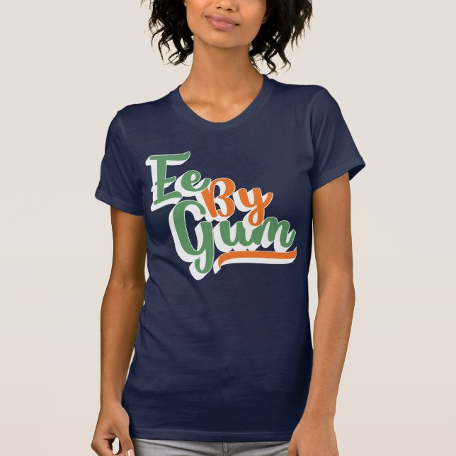 T-shirt Ee By Gum, Yorkshire Dialect, Slang, Anglais (Devant)