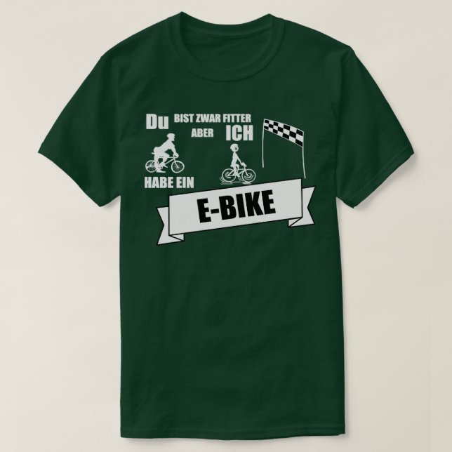 T-shirt EEBike stolz lustig (Design devant)