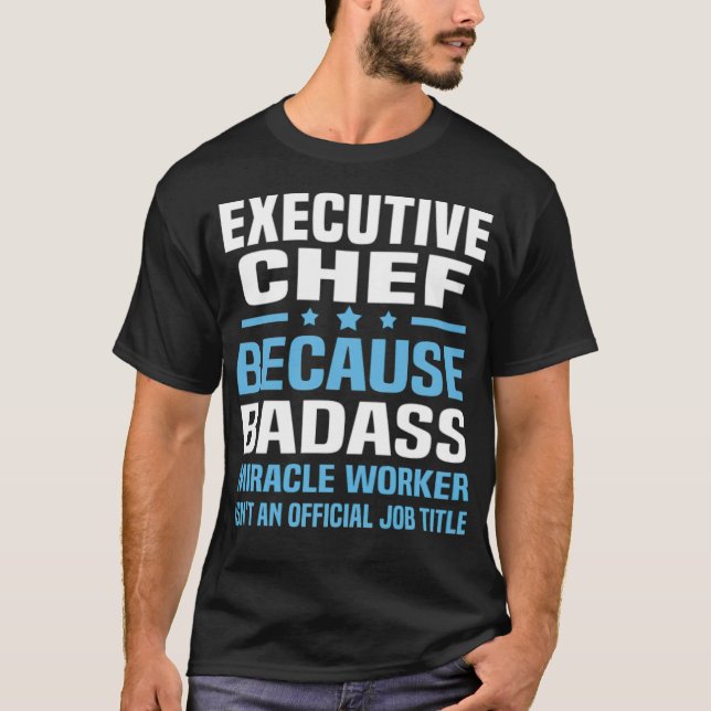 T-shirt Eecutive funny crossfit space theme chef jacket  (Devant)