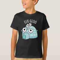 Eek-gloo Igloo Drôle Pun Fond Sombre