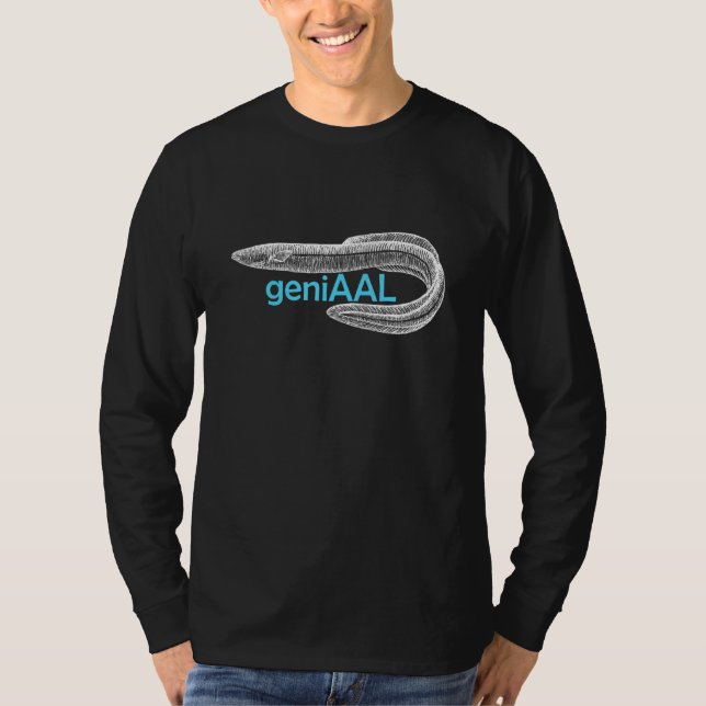 T-shirt Eel Word Jeu anguille Poisson Zitter Eel (Devant)