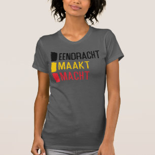 T-shirt Eendracht Maakt Macht Moto belge, Belgique