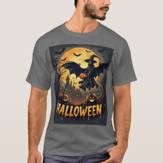 T-shirt Eerie Elegance : Halloween mystique