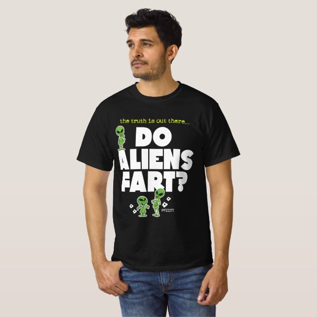 T-shirt Effectuer le panier V1 Aliens (Devant entier)