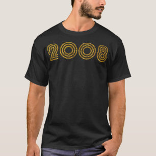 T-shirt Effet de la Parties scintillant de l'année de nais