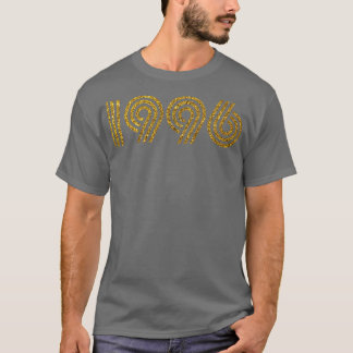 T-shirt Effet de la Parties scintillant de l'année de nais