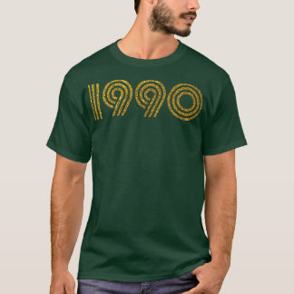 T-shirt Effet de la Parties scintillant de l'année de nais