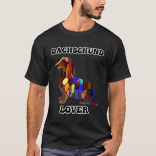 T-shirt Effet de verre Dachschund