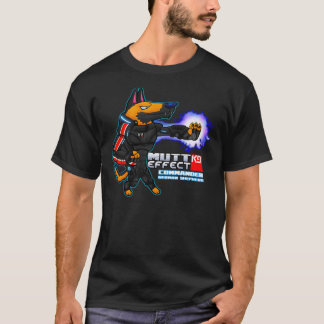 T-shirt Effet Mutt du commandant allemand Shepherd