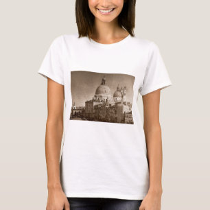 T-shirt Effet Papier Sepia Venise Grand Canal