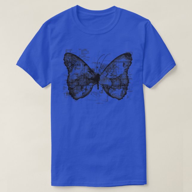 T-shirt Effet papillon (Design devant)