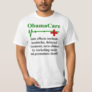 T-shirt Effets secondaires d'ObamaCare
