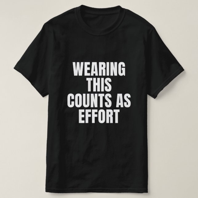T-shirt Effort Mens (Design devant)