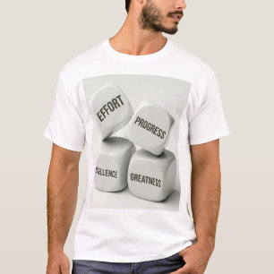 T-shirt EFFORT PROGRÈS EXCELLENCE GRANDEUR - Succès Pour