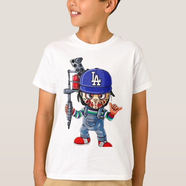 T-shirt "Effraction d'aquarelle vive (Devant)