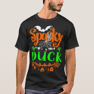 T-shirt Éffrayant Boo Halloween Animal Duck Giftidea