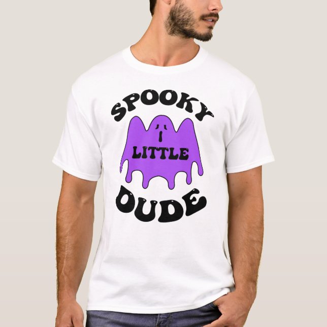 T-shirt Éffrayant Costume d'Halloween amusant (Devant)