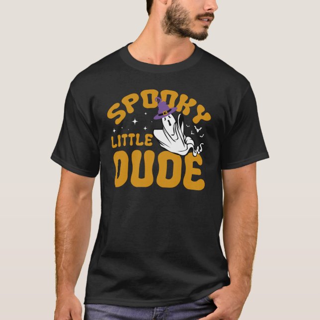 T-shirt Éffrayant Costume d'Halloween amusant (Devant)