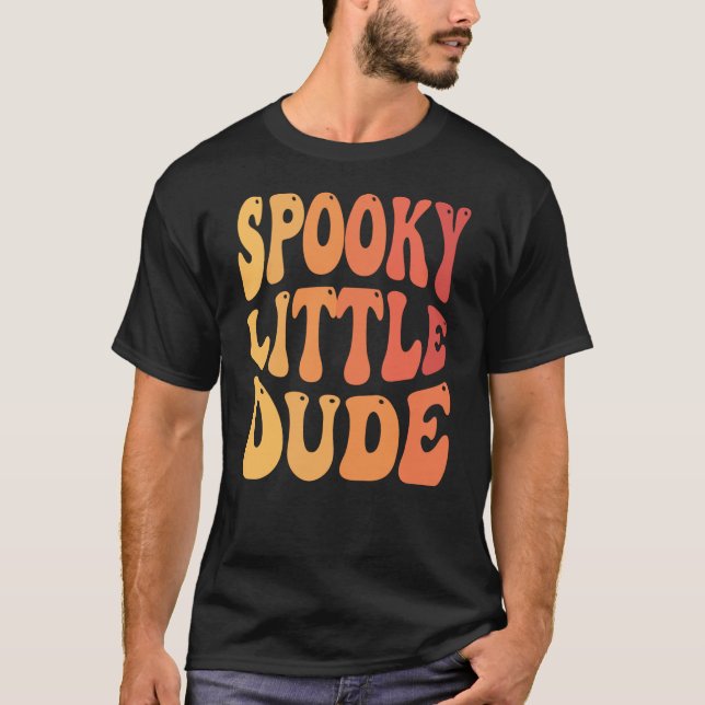 T-shirt Éffrayant Costume d'Halloween amusant (Devant)