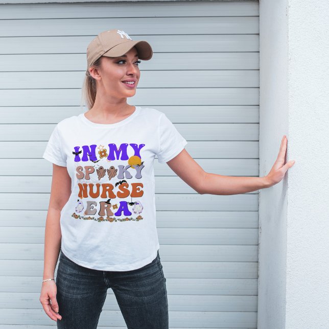 T-shirt Éffrayant, Dans Mon Époque Éffrayante D'Infirmière (Créateur téléchargé)