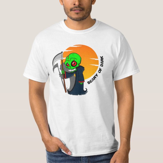 t-shirt effrayant de l'obscurité (Devant)