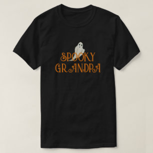T-shirt Éffrayant grand-père Halloween Tee noire