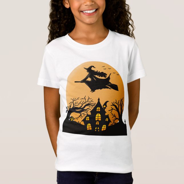 T-shirt éffrayant Halloween (Devant)
