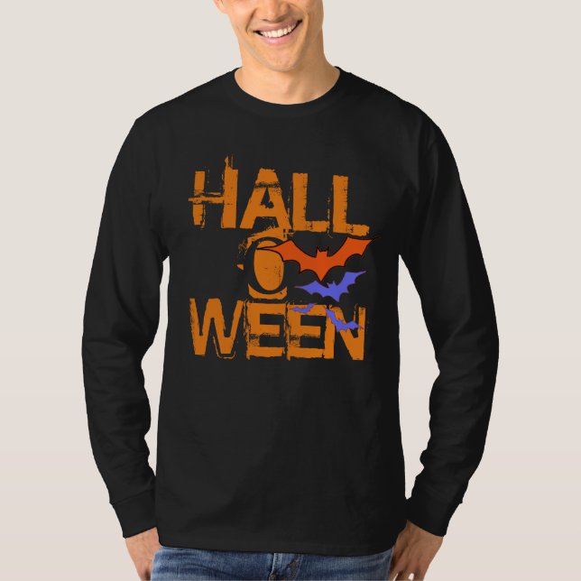 T-shirt Éffrayant Halloween Chemise design chauves idée co (Devant)