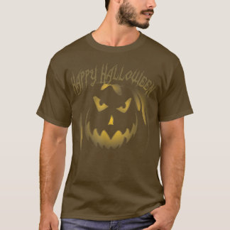 T-shirt Éffrayant Halloween JackOLantern Hommes Femmes Coû