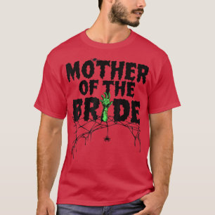 T-shirt Éffrayant Halloween Mère de la fête de mariée