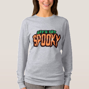 T-shirt Éffrayant Halloween orange et vert