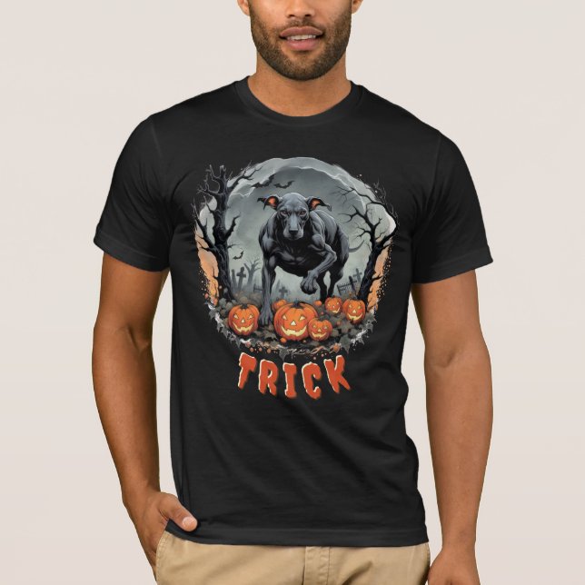 T-shirt éffrayant Halloween : Trick ou Treat! (Devant)