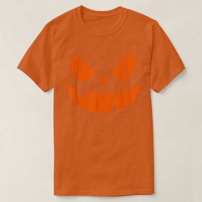 T-shirt Éffrayant Jack-o'-lantern Citrouille du parti Hall (Design devant)