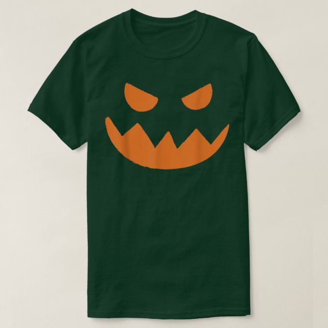T-shirt Éffrayant Jack-o'-lantern Citrouille du parti Hall (Design devant)