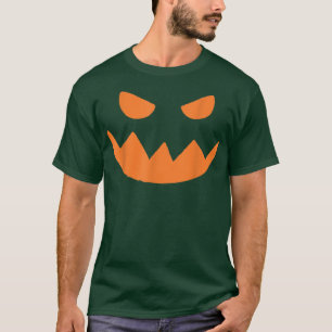 T-shirt Éffrayant Jack-o'-lantern Citrouille du parti Hall