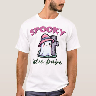 T-shirt Éffrayant Little Babe Ghoul Happy Halloween effray