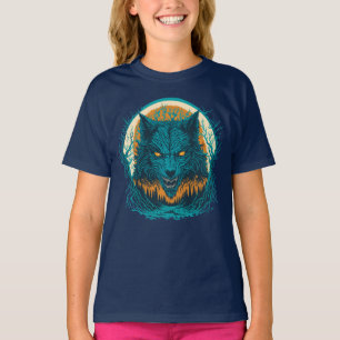 T-shirt Effrayant loup-garou