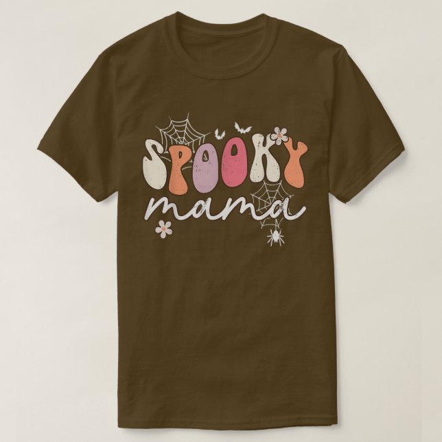 T-shirt ÉFFRAYANT Mama Halloween Super 69 (Design devant)