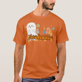 T-shirt Éffrayant Mécanique Rétro Super Ghost Halloween