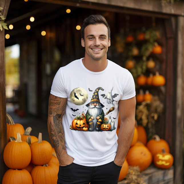 T-shirt Éffrayant mignon Halloween Gnome 🎃 - Cadeau parfa (Créateur téléchargé)