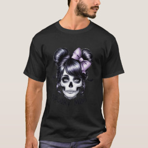 T-shirt Éffrayant Mimi Crâne de sucre Glam Halloween Coque