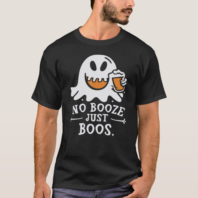T-shirt Éffrayant "Pas de boeufs, juste des boos" (Devant)