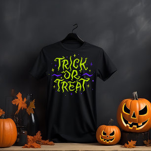 T-shirt Éffrayant Trick ou traitement Halloween