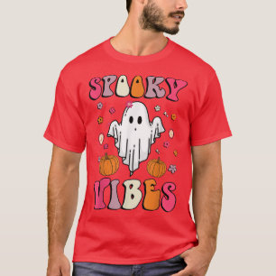 T-shirt Éffrayant Vibes Boo Halloween