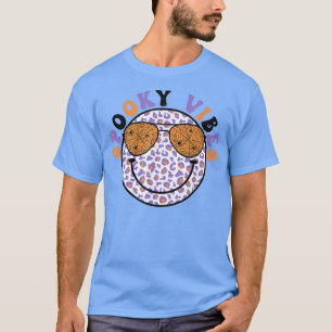 T-shirt Éffrayant Vibes rétro face heureuse Halloween Auto