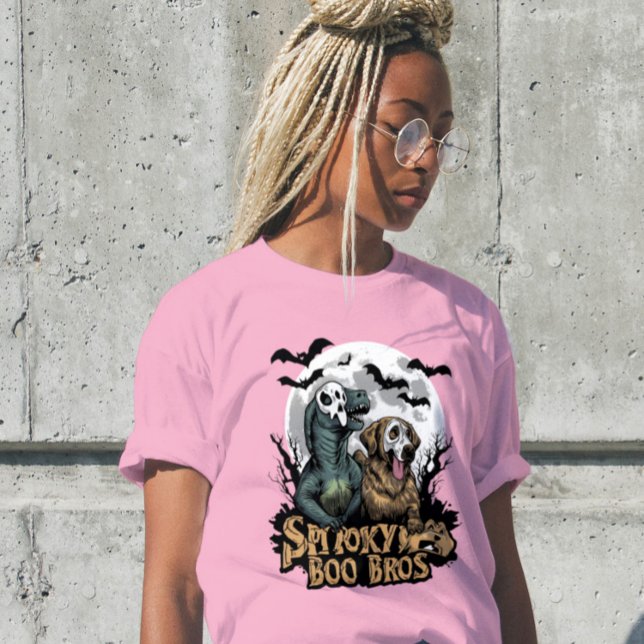 T-shirt Éffrayante Boo Bros Mens T Rex Retriever Shirt (Créateur téléchargé)