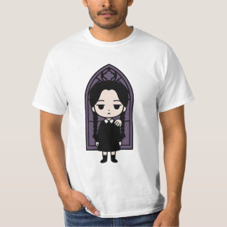 T-shirt Éffrayante Kawaii Goth Girl | Sticker Dark Academi