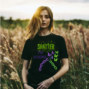 T-shirt Effrayer la stigmatisation - Santé mentale