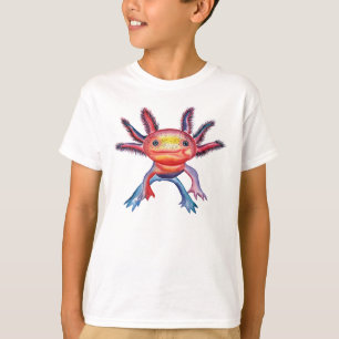 T-shirt effronté de conception d'Axolotl